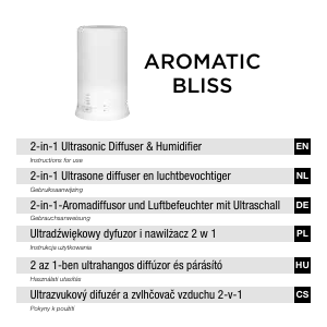 Manuál Melaleuca Aromatic Bliss Rozprašovač vůně