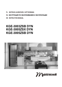 Руководство Mastercook KGE-3005ZSB DYN Кухонная плита