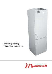 Bruksanvisning Mastercook LCE-818NFXW Kyl-frys