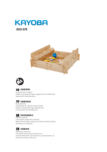 Manual Kayoba 003-579 Sandbox