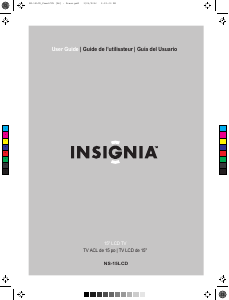 Handleiding Insignia NS-15LCD LCD televisie