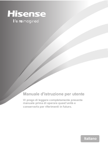Manuale Hisense FCN309A40G Congelatore