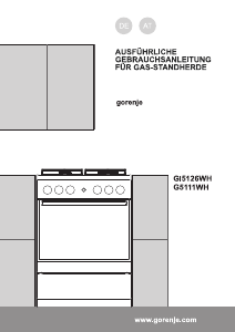 Bedienungsanleitung Gorenje G5111WH Herd