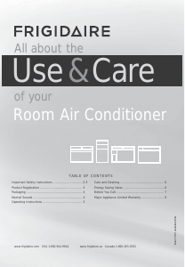 Manual Frigidaire FFRA0511U1 Air Conditioner