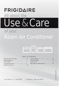 Handleiding Frigidaire FFTA1233Q2 Airconditioner