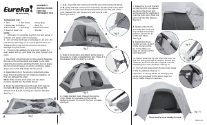 Handleiding Eureka Tetragon 1210 Tent