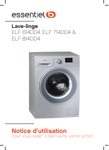 Mode d’emploi Essentiel B ELF 814 DD4 Lave-linge