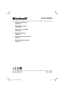 Manual de uso Einhell TC-AC 190/24/8 Compresor