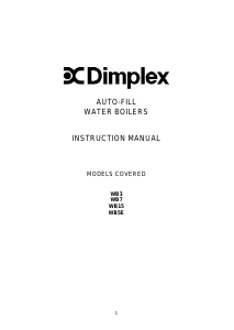 Bruksanvisning Dimplex WB7 Varmvattenberedare