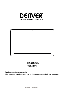 Bruksanvisning Denver TIQ-11013 Tablet