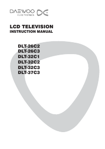 Bruksanvisning Daewoo DLT-26C2 LCD TV