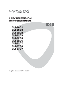 Manual Daewoo DLT-32C5 LCD Television