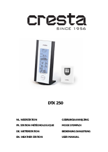 Bedienungsanleitung Cresta DTX250 Wetterstation