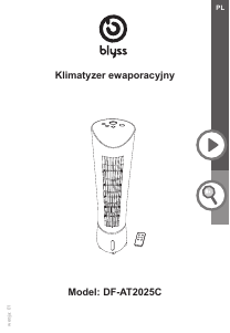 Instrukcja Blyss DF-AT2025C Klimatyzator