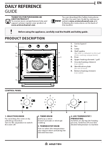 Handleiding Ariston FA5 834 H IX A AUS Oven