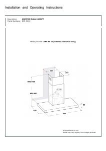 Manual Ariston RHS 90 IX Cooker Hood