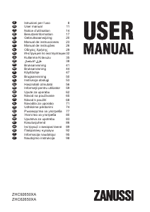 Manuale Zanussi ZHC92650XA Cappa da cucina