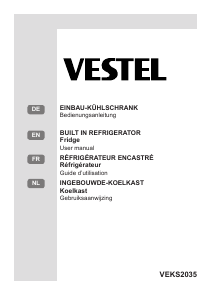 Manual Vestel VEKS2035 Refrigerator