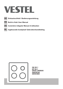 Bedienungsanleitung Vestel GKSC ZKB60X Kochfeld
