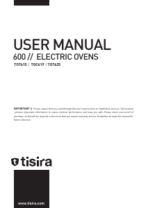 Manual Tisira TOT625 Oven