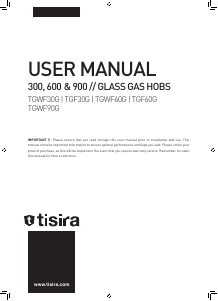 Manual Tisira TGWF30G Hob