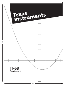 Manual Texas Instruments TI-68 Calculator