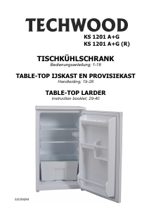 Bedienungsanleitung Techwood KS 1201 A+G (R) Kühlschrank