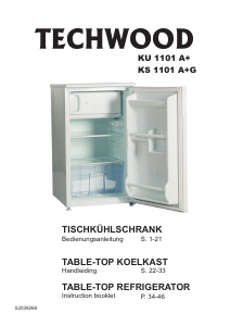 Bedienungsanleitung Techwood KU 1101 A+ Kühlschrank