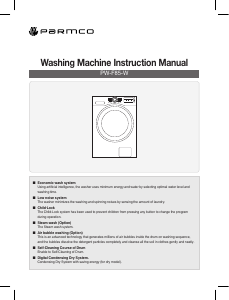 Manual Parmco PW-F85-W Washing Machine
