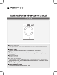 Handleiding Parmco PW-F85-W Wasmachine
