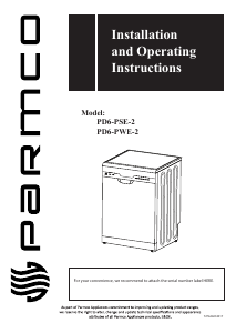 Manual Parmco PD6-PWE-2 Dishwasher