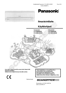 Käyttöohje Panasonic CU-UW9GKE Ilmastointilaite