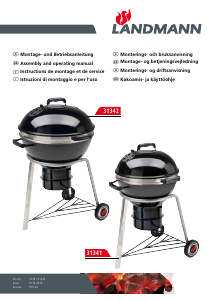 Manuale Landmann 31341 Black Pearl Comfort Barbecue