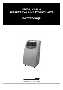 Käyttöohje Linda KY-26/A Ilmastointilaite