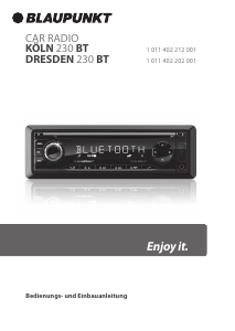 Bedienungsanleitung Blaupunkt Dresden 230 BT Autoradio