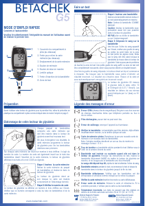 Mode d’emploi Betachek G5 Lecteur de glycemie