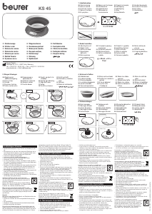 Manual Beurer KS 45 Cântar de bucătărie