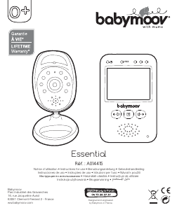 Manual Babymoov A014415 Essential Monitor de bebê