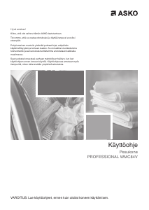 Käyttöohje Asko WMC84V Professional Pesukone