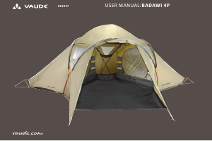 Manual Vaude Badawi 4P Tent