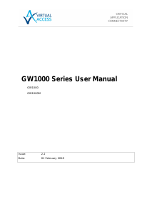 Manual Virtual Access GW1000 Router