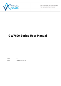 Manual Virtual Access GW7600 Router