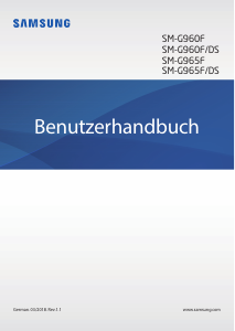Bedienungsanleitung Samsung SM-G960F/DS Galaxy S9 Handy