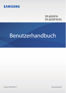 Bedienungsanleitung Samsung SM-J600FN/DS Galaxy J6 Handy