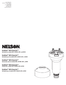 Manual Nelson 8014 SoloRain DuraLife Computador de rega