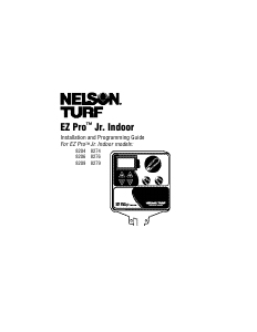Bruksanvisning Nelson 8276 EZ Pro Jr. Indoor Bevattningscomputer