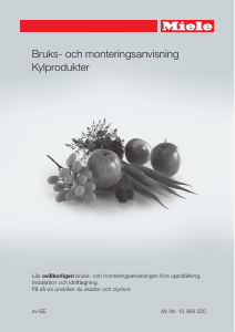 Bruksanvisning Miele K 28202 D ws Kylskåp