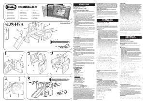 Mode d’emploi Little Tikes 4139/447A Junior Activity Gym Maison de jeu