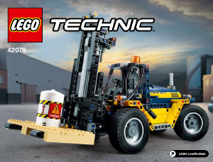 Kullanım kılavuzu Lego set 42079 Technic Ağır Hizmet Forklifti