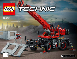 Rokasgrāmata Lego set 42082 Technic Bezceļu celtnis